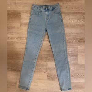 J Brand Alana High Rise Crop Skinny Jean Reverie Size 24